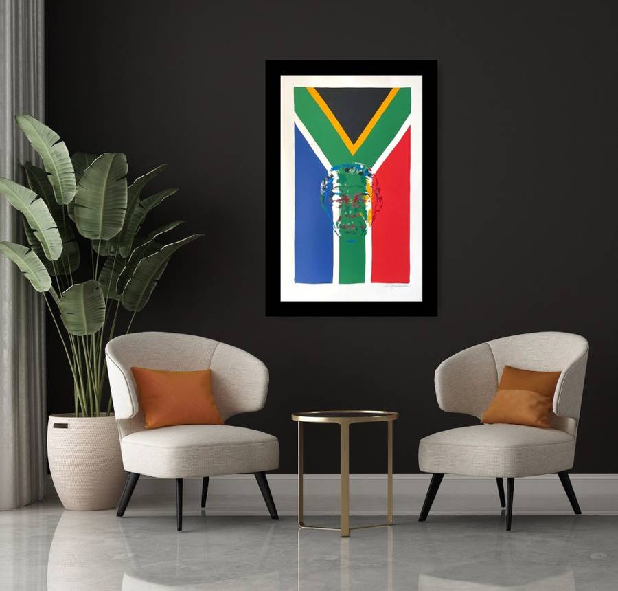 LeRoy Neiman - President Nelson Mandela print