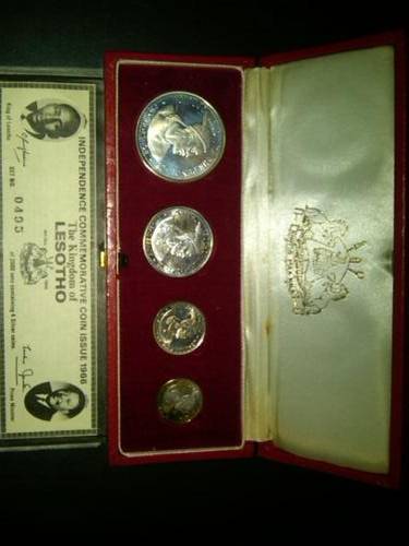 Independence commemorative coin issue 1966 (THE KINGDOM OF LESOTHO)