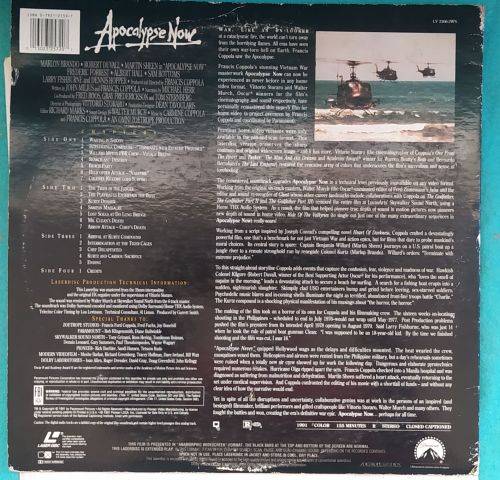 Laserdisc Apocalypse Now (1979) [LV 2306-2]