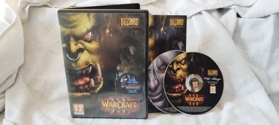 PC WarCraft 3: Reign of Chaos + expansion The Frozen Throne