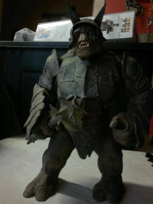 loose lord of the rings action figure giant 12 inch battle troll  free posatge in RSA