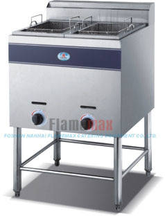 Double Gas Deep Fryer with Stand