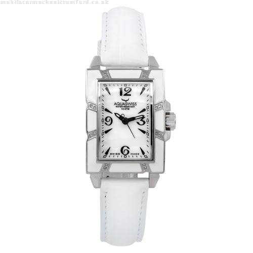 Swiss Movement I UNISEX I Aquaswiss LAVL004 Swissport L Unique Diamond Accented Watch