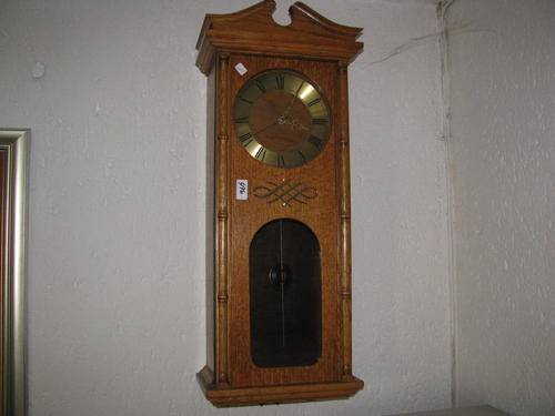 Oak Wall Clock
