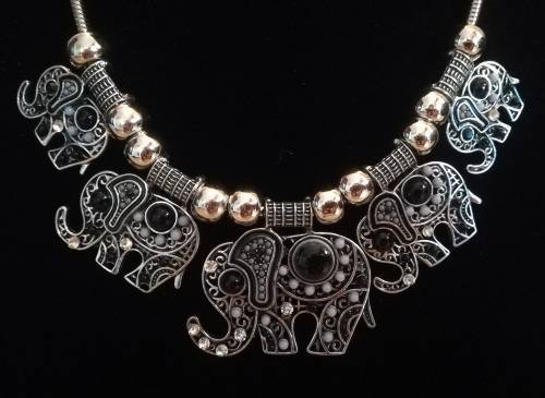 Vintage Style Elephant Necklace