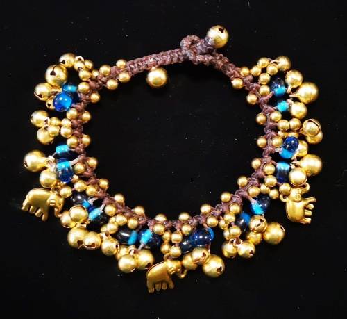 Boho Brass Beaded Bracelet