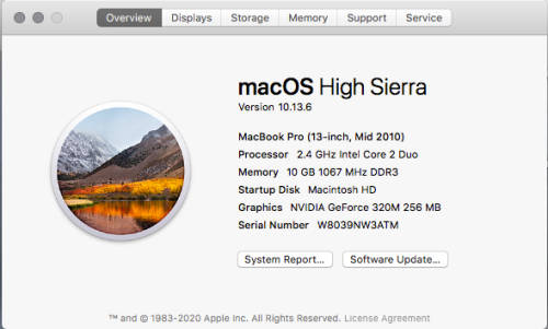 Apple MacBook Pro 13` Mid 2010