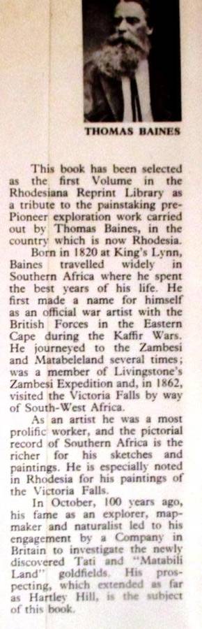 The Gold Regions of South Eastern Africa - Thomas Baines,