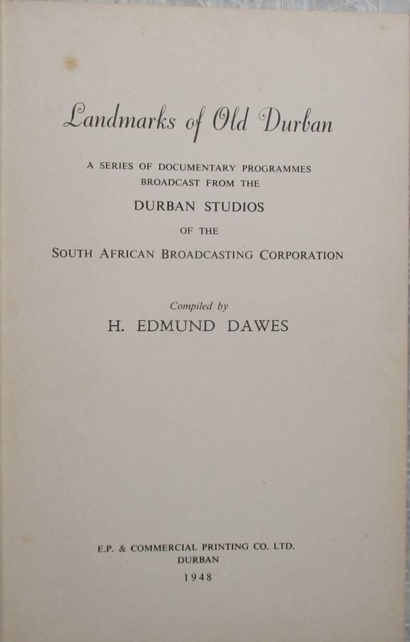 Landmarks of Old Durban