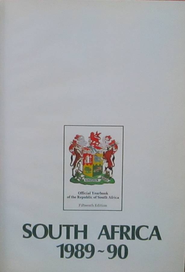 South Africa 1989-90 Official Yearbook of the Republic of South Africa