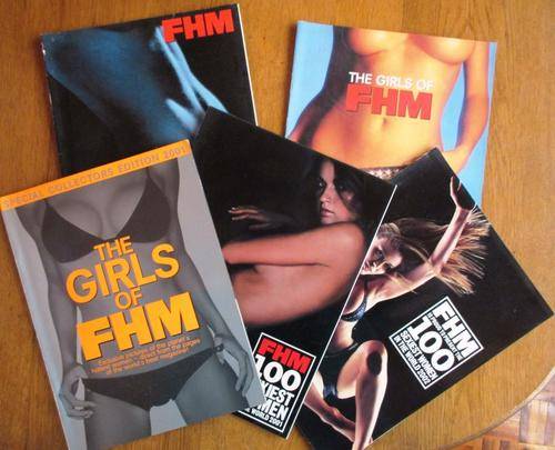 5 FHM magazines: 3 x 100 Sexiest Women + 2 x the Girls of FHM
