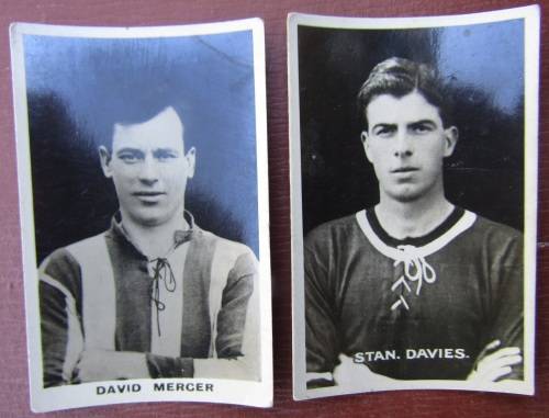 SOCCER COLLECTORS CARDS - EARLY 1900`s / Lot of 2 cards.