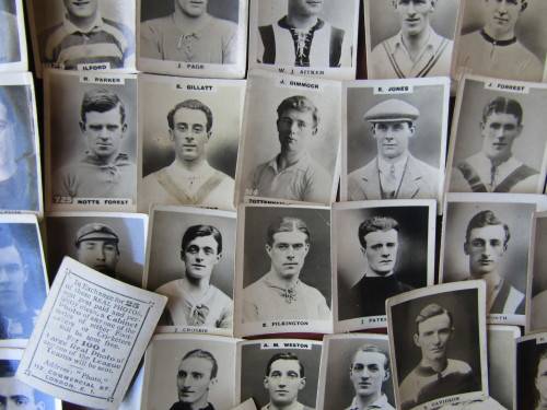 SOCCER COLLECTORS CARDS - EARLY 1900`s / Lot of 55 cards.