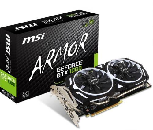 MSI GeForce GTX 1060 Armor OC 6GB GDDR5 for Parts (Read Description)