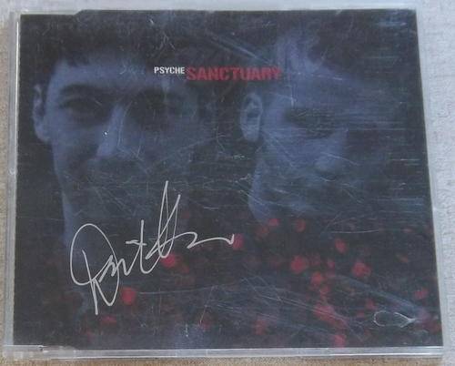 PSYCHE Sanctuary CD Maxi Single Autographed by Darrin Huss of Psyche
