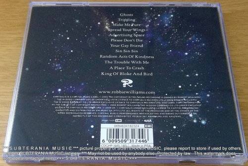 ROBBIE WILLIAMS Intensive Care CD [EX]