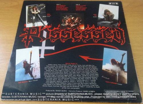 POSSESSED Seven Churches Vinyl LP