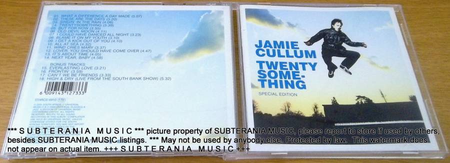 JAMIE CULLUM Twenty Some-Thing Special Edition [Shelf G Box 6]