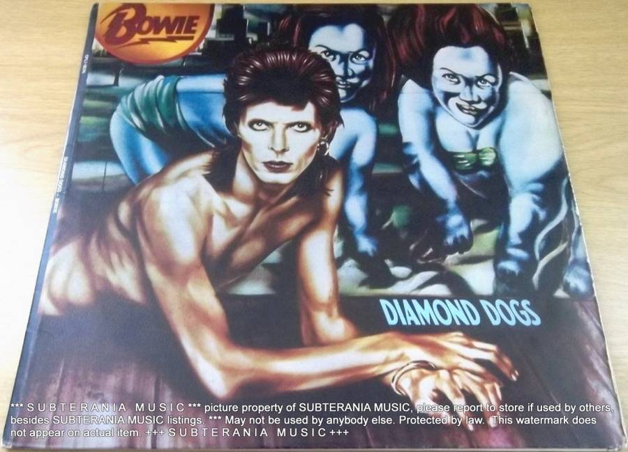 DAVID BOWIE Diamond Dogs Vinyl LP  [Shelf E]