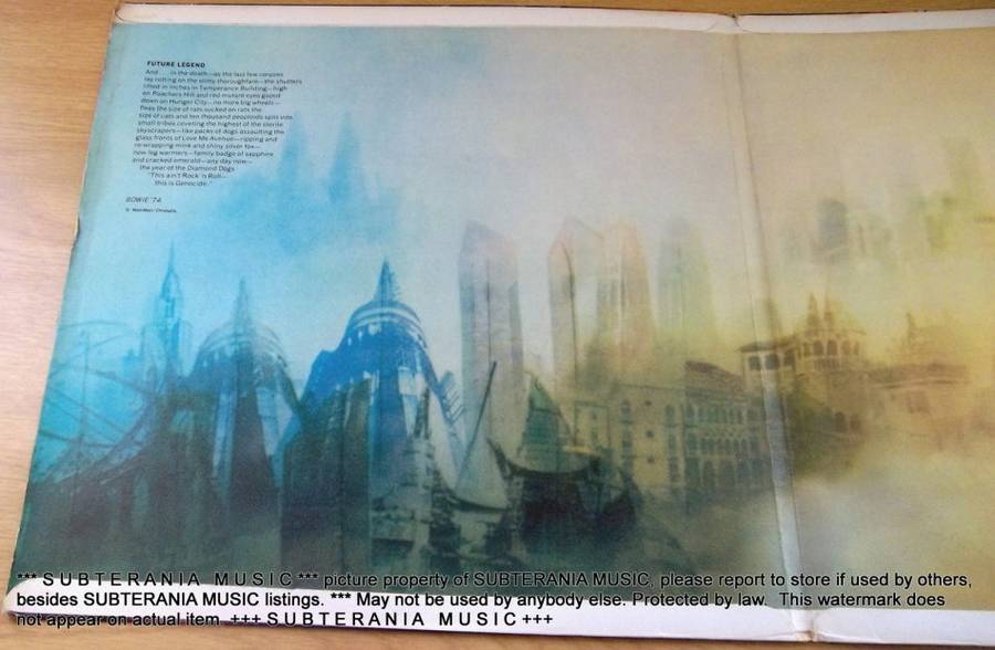 DAVID BOWIE Diamond Dogs Vinyl LP  [Shelf E]