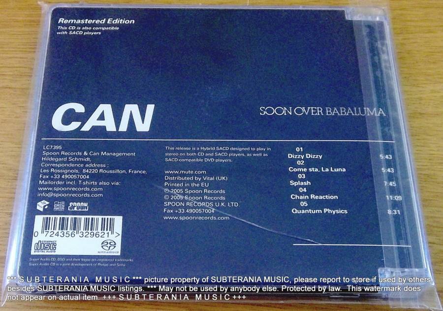 CAN Soon Over Babaluma CD