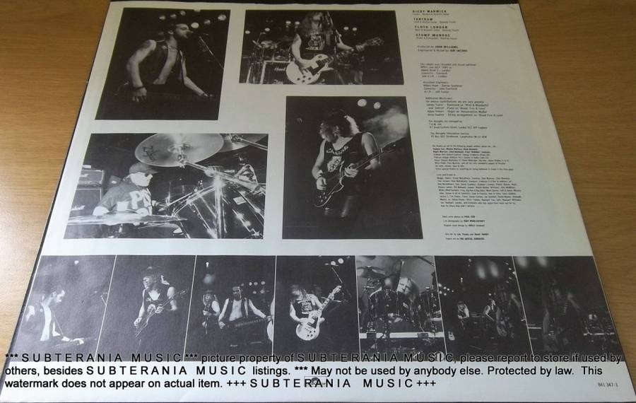 THE ALMIGHTY  Blood, Fire and Love  Vinyl LP