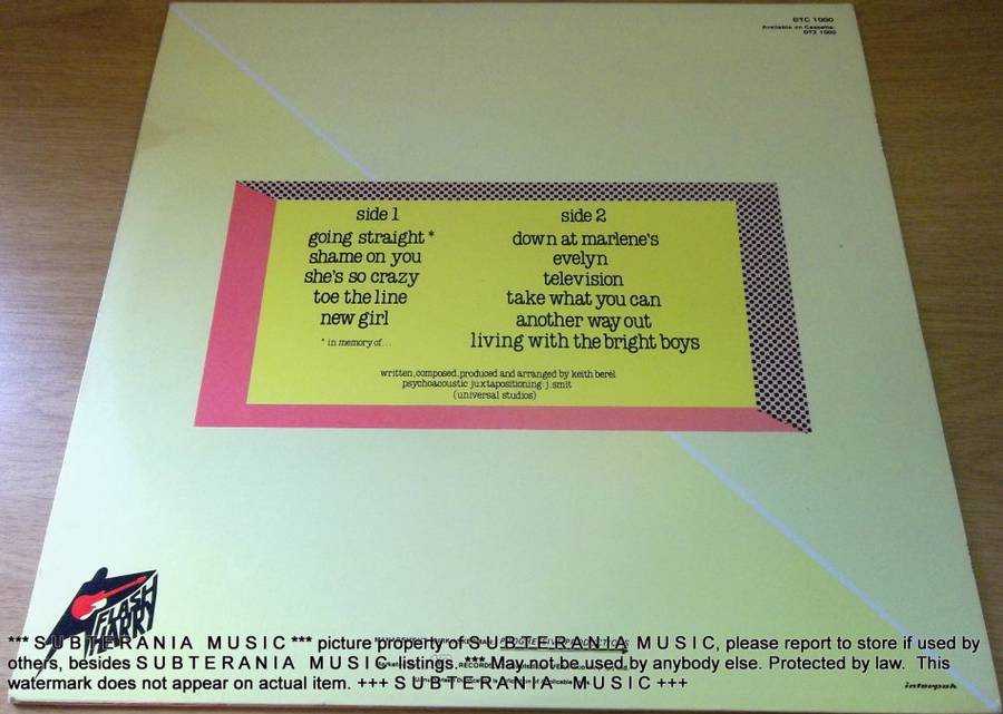 FLASH HARRY Take What You Can Vinyl LP