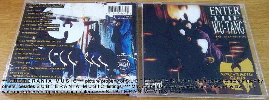 WU-TANG CLAN Enter the Wu-Tang  [SHELF G BOX 10]