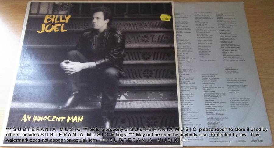 BILLY JOEL An Innocent Man Vinyl LP