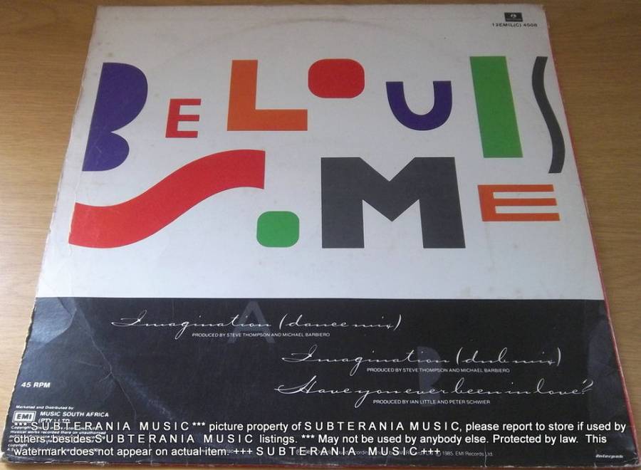 BELOUIS SOME Imagination 12" Vinyl