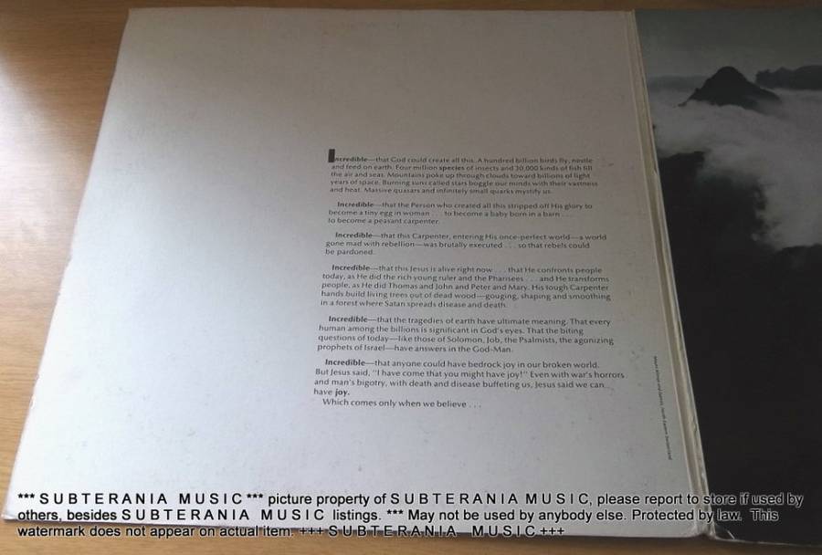 THE CARPENTER Christian Movie Soundtrack Vinyl LP