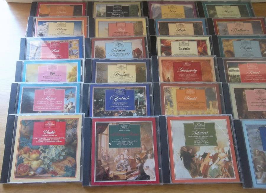 LOT OF 25 CLASSICAL CDs ` Beethoven Chopin