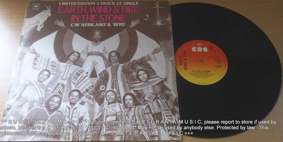 EARTH WIND AND FIRE In The Stone Import Vinyl Record