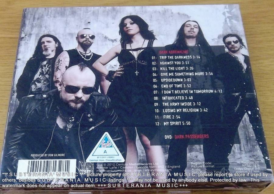 LACUNA COIL Dark Adrenaline CD+DVD [SEALED]