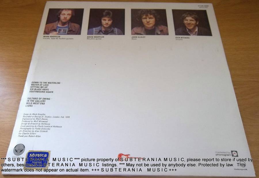 DIRE STRAITS Dire Straits Vinyl LP