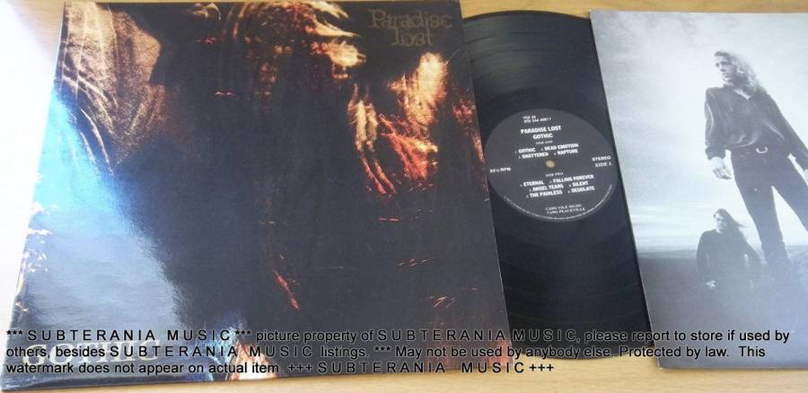 PARADISE LOST Gothic Vinyl Record