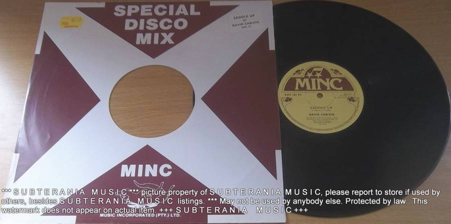 DAVID CHRISTIE Saddle Up Vinyl Record