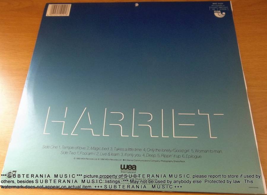 HARRIET Woman to Man Vinyl Record
