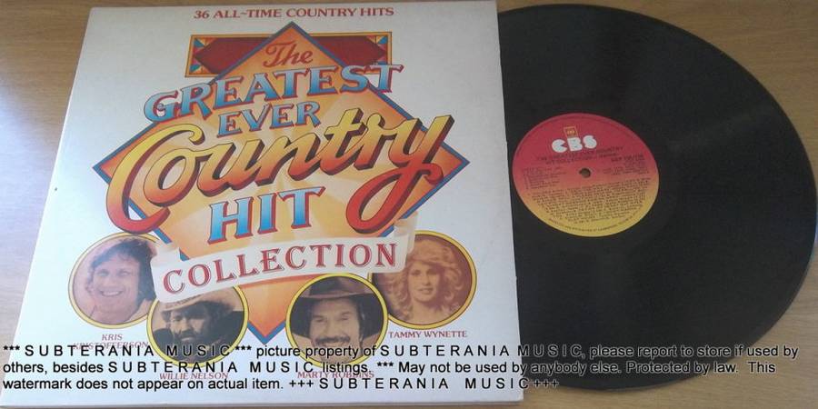 THE GREATEST EVER COUNTRY HIT COLLECTION 2 x Vinyl Record