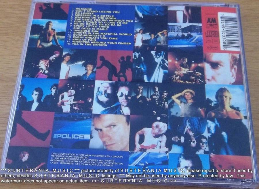 THE POLICE Greatest Hits   [Shelf G Box 4]