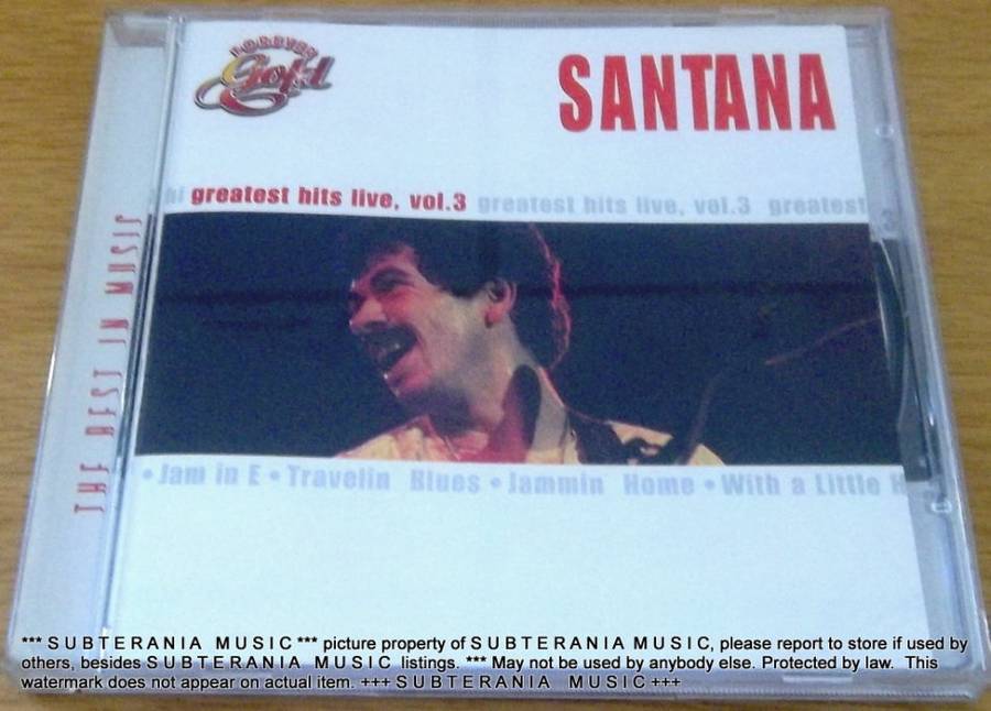 SANTANA Greatest Hits Live vol 3 [Shelf G Box 15]