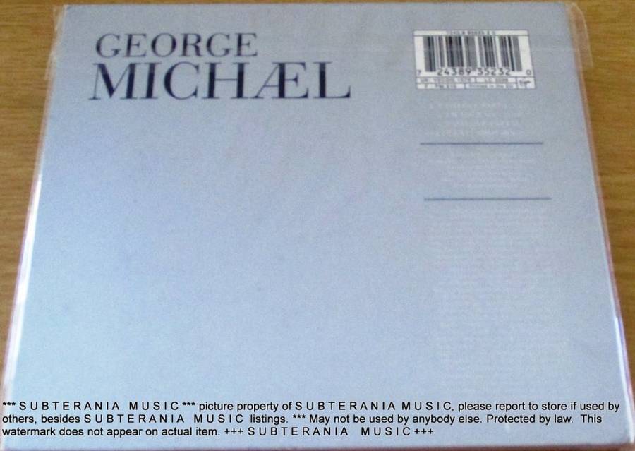 GEORGE MICHAEL Fastlove CD Single Digipak Import