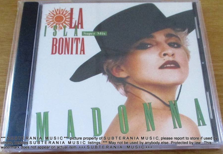 MADONNA La Isla Bonita 5 track IMPORT Maxi Single