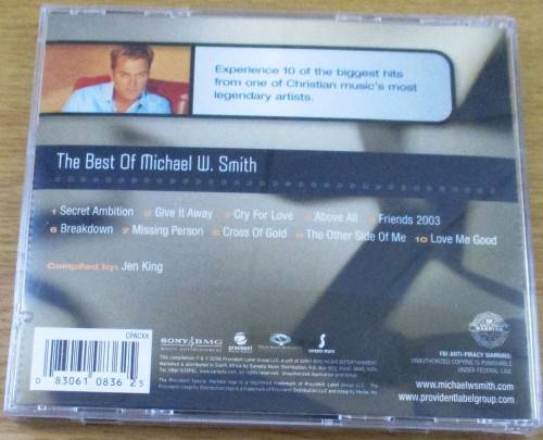 MICHAEL W. SMITH The Best Of     [Shelf Z Box 6]
