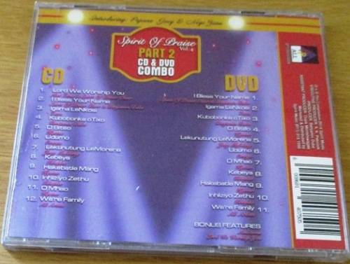 SPIRIT OF PRAISE Volume 4 Part 2 CD+DVD Combo