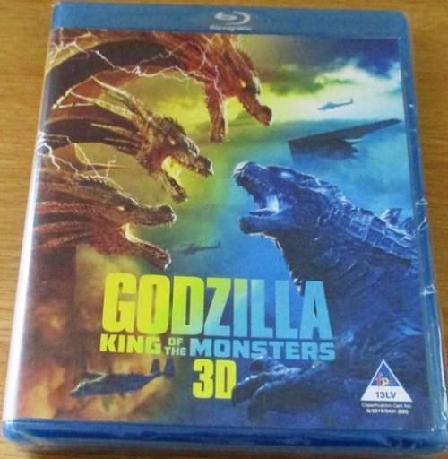 GODZILLA King of the Monsters 3D Blu Ray
