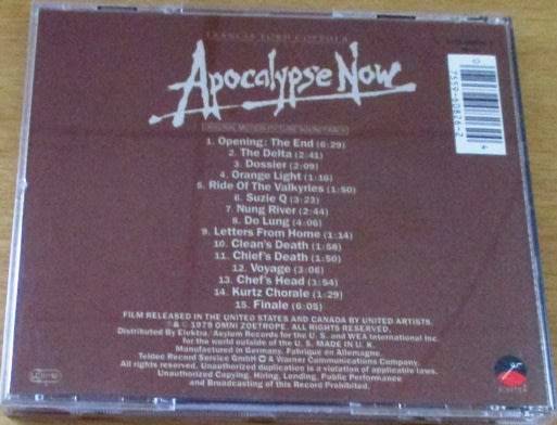 APOCALYPSE NOW O.S.T.  [Shelf G box 24]