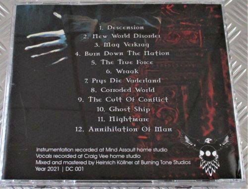 MIND ASSAULT The Cult of Conflict Deluxe 2xCD Edition includes Instrumental disc
