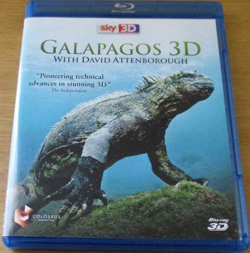 GALAPAGOS 3D with David Attenborough Blu Ray