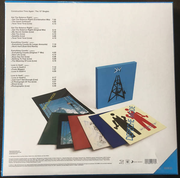 DEPECHE MODE Construction Time Again | The 12" Singles VINYL BOX SET